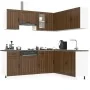 Mueble cocina Kalmar roble marrón 11 pzas madera contrachapada de , Armarios de cocina - Ref: Foro24-3314948, Precio: 667,56 ...