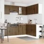 Mueble cocina Kalmar roble marrón 11 pzas madera contrachapada de , Armarios de cocina - Ref: Foro24-3314948, Precio: 667,56 ...