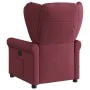 Sillón de masaje reclinable de tela color vino tinto de , Sillones - Ref: Foro24-4015669, Precio: 207,33 €, Descuento: %