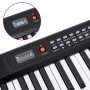 Teclado eléctrico piano 88 teclas con atril plegable de , Pianos - Ref: Foro24-4103508, Precio: 163,16 €, Descuento: %