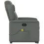 Silla de masaje reclinable de pie de tela gris oscuro de , Sillones - Ref: Foro24-3303145, Precio: 290,01 €, Descuento: %