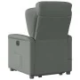 Silla de masaje reclinable de pie de tela gris oscuro de , Sillones - Ref: Foro24-3303145, Precio: 290,01 €, Descuento: %
