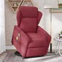 Sillón reclinable de masaje elevable tela rojo tinto de , Sillones - Ref: Foro24-3303147, Precio: 285,71 €, Descuento: %