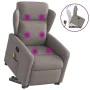 Sillón reclinable de masaje elevable tela gris taupé von , Sessel - Ref: Foro24-3303151, Preis: 288,43 €, Rabatt: %