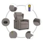 Sillón reclinable de masaje elevable tela gris taupé von , Sessel - Ref: Foro24-3303151, Preis: 288,43 €, Rabatt: %