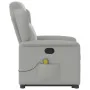 Sillón de masaje reclinable de pie de tela gris nube de , Sillones - Ref: Foro24-3303153, Precio: 290,27 €, Descuento: %