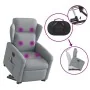 Sillón de masaje eléctrico reclinable elevable tela gris claro de , Sillones - Ref: Foro24-3303164, Precio: 339,24 €, Descuen...