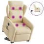 Sillón de masaje eléctrico reclinable elevable tela crema von , Sessel - Ref: Foro24-3303172, Preis: 354,15 €, Rabatt: %