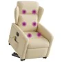 Sillón de masaje eléctrico reclinable elevable tela crema von , Sessel - Ref: Foro24-3303172, Preis: 354,15 €, Rabatt: %