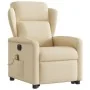 Sillón de masaje eléctrico reclinable elevable tela crema von , Sessel - Ref: Foro24-3303172, Preis: 354,15 €, Rabatt: %