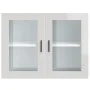 Armario pared para cocina puerta cristal Porto blanco brillante de , Armarios de cocina - Ref: Foro24-854089, Precio: 96,06 €...