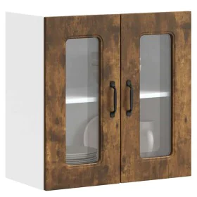 Armario pared cocina puerta de cristal Kalmar roble ahumado de , Armarios de cocina - Ref: Foro24-853672, Precio: 70,54 €, De...