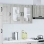 Armario pared cocina puerta de cristal Kalmar sonoma gris de , Armarios de cocina - Ref: Foro24-853613, Precio: 97,74 €, Desc...