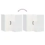 Armario de cocina de esquina pared Lucca blanca de alto brillo de , Armarios de cocina - Ref: Foro24-853859, Precio: 91,55 €,...