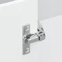 Armario de cocina de esquina pared Lucca blanca de alto brillo de , Armarios de cocina - Ref: Foro24-853859, Precio: 91,55 €,...