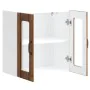 Armario pared cocina puerta de cristal Lucca madera vieja de , Armarios de cocina - Ref: Foro24-853915, Precio: 67,81 €, Desc...