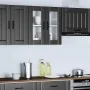 Armario pared cocina puerta de cristal Lucca negra de , Armarios de cocina - Ref: Foro24-853908, Precio: 67,65 €, Descuento: %