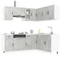 Mueble cocina Lucca gris hormigón 11 pzas madera contrachapada de , Armarios de cocina - Ref: Foro24-3314955, Precio: 670,74 ...