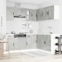 Mueble cocina Lucca gris hormigón 11 pzas madera contrachapada de , Armarios de cocina - Ref: Foro24-3314955, Precio: 670,74 ...