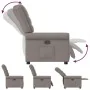 Sillón reclinable de tela gris taupe de , Sillones - Ref: Foro24-4015643, Precio: 206,39 €, Descuento: %