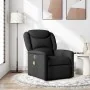 Sillón reclinable de masaje de tela negro de , Sillones - Ref: Foro24-4015608, Precio: 210,38 €, Descuento: %