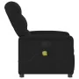 Sillón reclinable de masaje de tela negro de , Sillones - Ref: Foro24-4015608, Precio: 210,38 €, Descuento: %