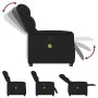 Sillón reclinable de masaje de tela negro de , Sillones - Ref: Foro24-4015608, Precio: 210,38 €, Descuento: %
