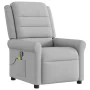 Sillón de masaje reclinable de tela gris nube de , Sillones - Ref: Foro24-4015655, Precio: 190,85 €, Descuento: %
