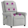 Sillón de masaje reclinable de tela gris nube de , Sillones - Ref: Foro24-4015655, Precio: 190,85 €, Descuento: %