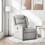 Sillón de masaje reclinable de tela gris nube de , Sillones - Ref: Foro24-4015615, Precio: 205,65 €, Descuento: %