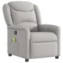 Sillón de masaje reclinable de tela gris nube de , Sillones - Ref: Foro24-4015615, Precio: 205,65 €, Descuento: %