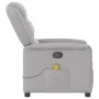Sillón de masaje reclinable de tela gris nube de , Sillones - Ref: Foro24-4015615, Precio: 205,65 €, Descuento: %
