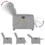 Sillón de masaje reclinable de tela gris nube de , Sillones - Ref: Foro24-4015615, Precio: 205,65 €, Descuento: %