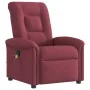 Sillón de masaje reclinable de tela color vino tinto de , Sillones - Ref: Foro24-4015629, Precio: 201,94 €, Descuento: %