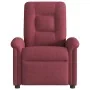 Sillón de masaje reclinable de tela color vino tinto de , Sillones - Ref: Foro24-4015629, Precio: 201,94 €, Descuento: %