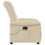 Sillón de masaje reclinable de tela crema by , Armchairs - Ref: Foro24-4015634, Price: 234,76 €, Discount: %
