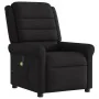 Sillón reclinable de masaje de tela negro de , Sillones - Ref: Foro24-4015648, Precio: 223,22 €, Descuento: %