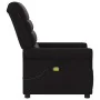 Sillón reclinable de masaje de tela negro de , Sillones - Ref: Foro24-4015648, Precio: 223,22 €, Descuento: %