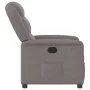 Sillón reclinable de tela gris taupe de , Sillones - Ref: Foro24-4015603, Precio: 202,47 €, Descuento: %
