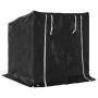 Leñero cubierta lluvia 100,5x100,5x110,5 cm acero galvanizado de , Bolsas y soportes de leña - Ref: Foro24-4104939, Precio: 8...