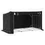 Leñero cubierta lluvia 200,5x100,5x110,5 cm acero galvanizado de , Bolsas y soportes de leña - Ref: Foro24-4104947, Precio: 1...