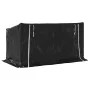 Leñero cubierta lluvia 200,5x100,5x110,5 cm acero galvanizado de , Bolsas y soportes de leña - Ref: Foro24-4104947, Precio: 1...