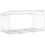 Leñero cubierta lluvia 200,5x100,5x110,5 cm acero galvanizado de , Bolsas y soportes de leña - Ref: Foro24-4104947, Precio: 1...