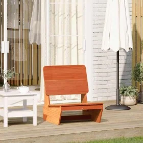 Silla de jardín madera maciza de pino marrón cera 60x64x70,5 cm de , Sillas de jardín - Ref: Foro24-859309, Precio: 77,77 €, ...