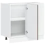 Mueble bajo para fregadero de madera de ingeniería roble marrón de , Armarios de cocina - Ref: Foro24-854295, Precio: 76,22 €...