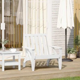 Silla adirondack de jardín madera maciza pino blanco 75x77x77cm de , Sillas de jardín - Ref: Foro24-859328, Precio: 82,18 €, ...