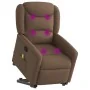 Silla de masaje reclinable de pie de tela marrón de , Sillones - Ref: Foro24-3303208, Precio: 294,60 €, Descuento: %