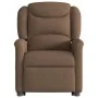 Silla de masaje reclinable de pie de tela marrón de , Sillones - Ref: Foro24-3303208, Precio: 294,60 €, Descuento: %