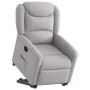 Sillón reclinable elevable de tela gris nube de , Sillones - Ref: Foro24-3303203, Precio: 273,11 €, Descuento: %