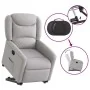 Sillón reclinable elevable de tela gris nube de , Sillones - Ref: Foro24-3303203, Precio: 273,11 €, Descuento: %